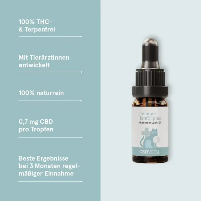 CBD Hanföl für Katzen 10ml