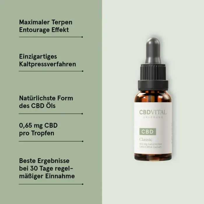 CBD Vollspektrum Öl URSPRUNG Classic 20ml