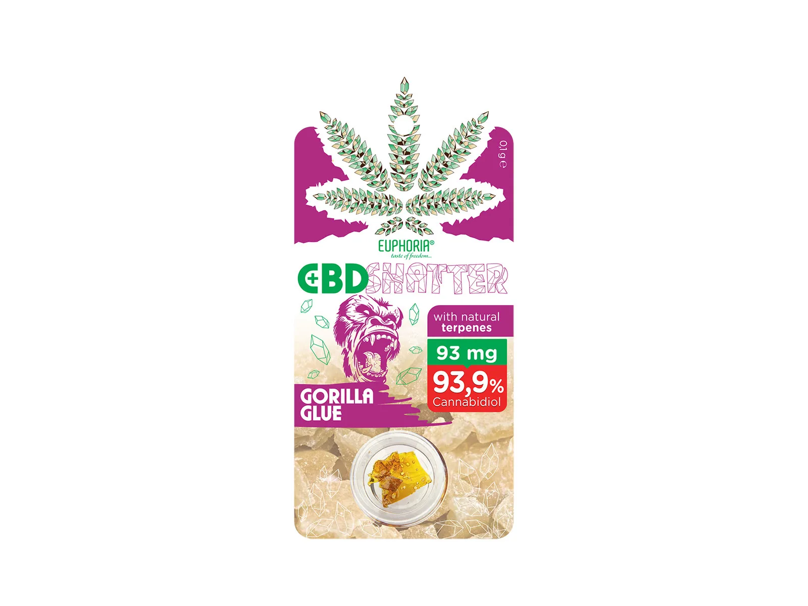 Euphoria CBD Shatter mit Terpenen