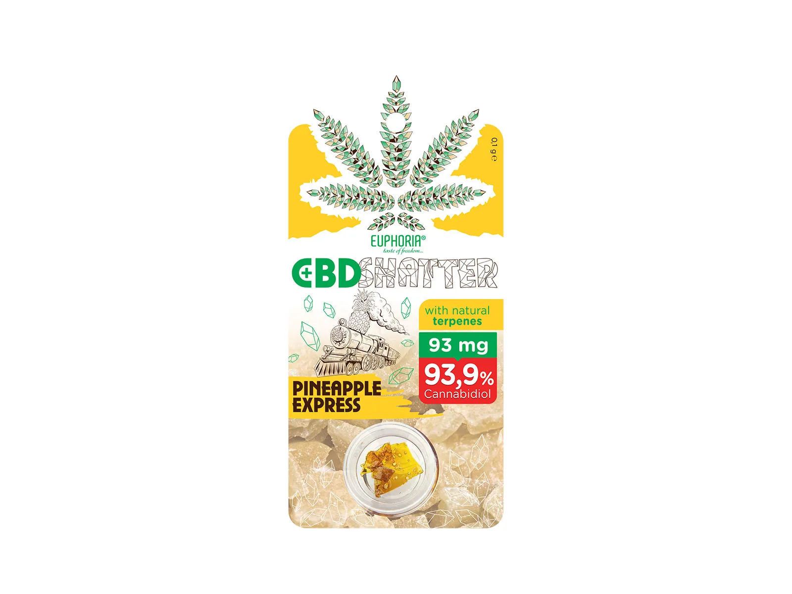 Euphoria CBD Shatter mit Terpenen