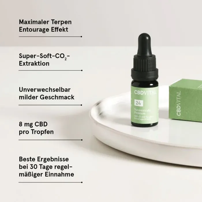 Naturextrakt Premium CBD Öl 24%