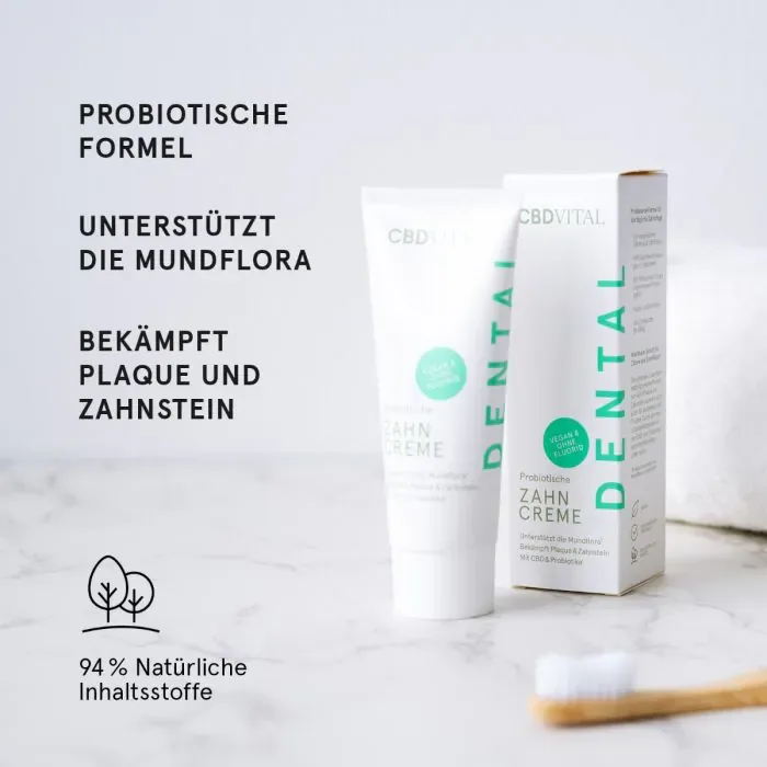 Probiotische CBD Zahnpasta